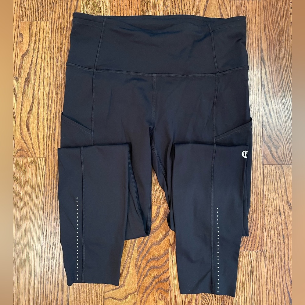 Lululemon Fast and Free Black Leggings